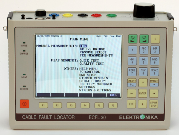 КОМПЛЕКСНЫЙ ОПРЕДЕЛИТЕЛЬ КАБЕЛЬНЫХ ПОВРЕЖДЕНИЙ  ECFL 30