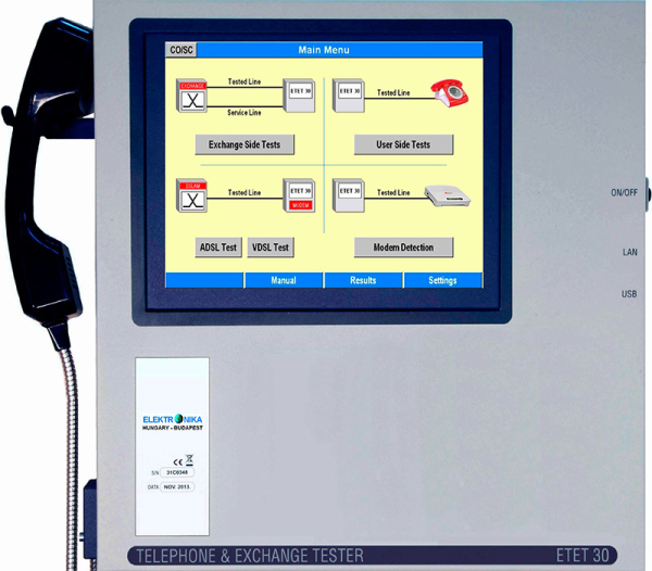 Тестер телефонной связи и АТС ETET 30