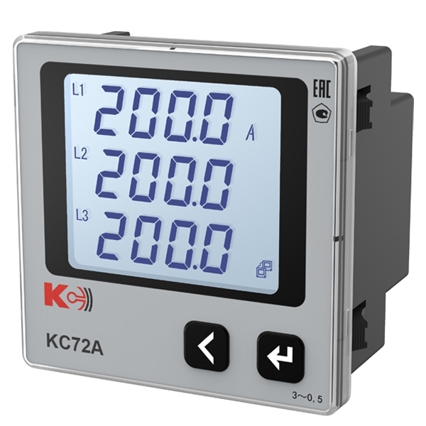 Амперметр цифровой трехканальный КС72А
