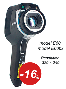 Flir E60 thermovision camera