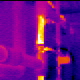 Термографический снимок тепловизором KT-80